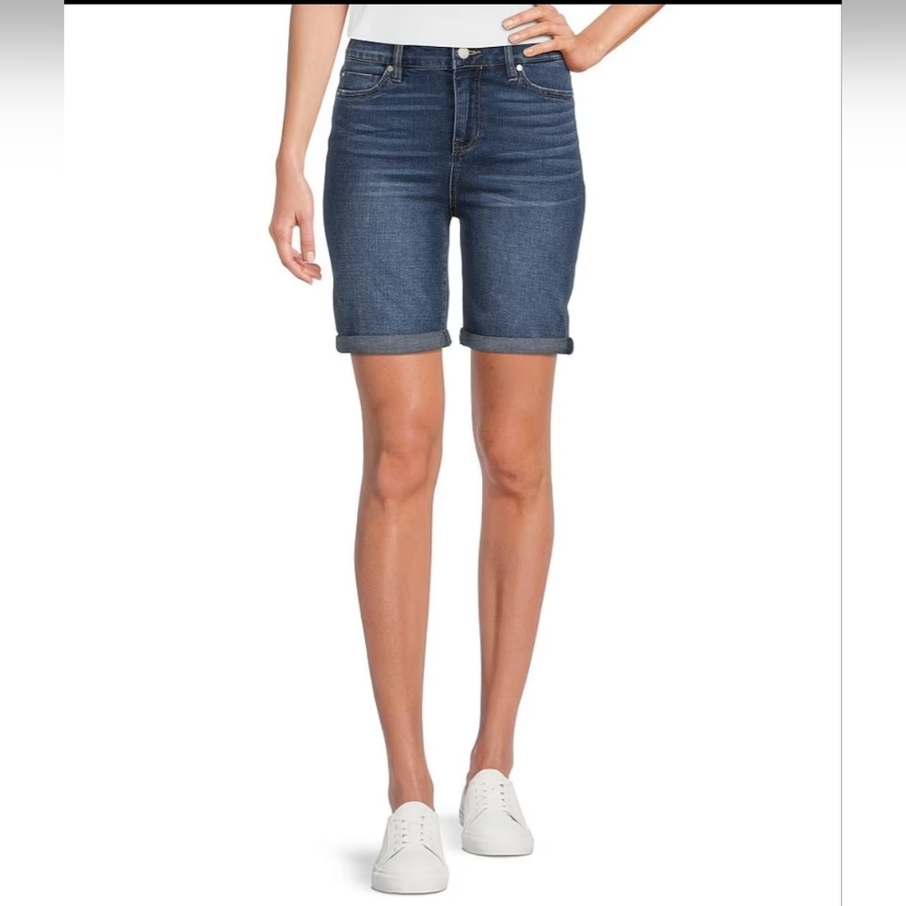 Liverpool Bermuda Jean Shorts